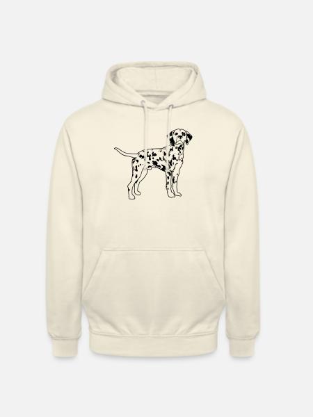 Dalmatian eu - Unisex Hoodie - vanilla