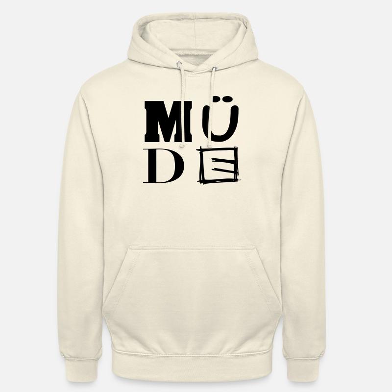 müde - Unisex Hoodie - Vanille-Milchshake