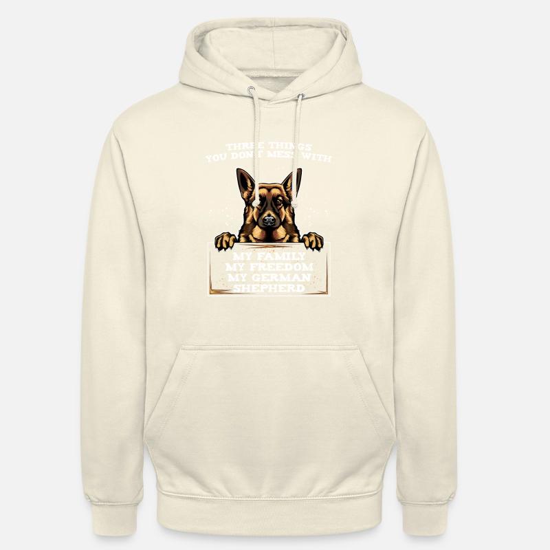German Shepherd German Shepherd Gift - Unisex Hoodie - vanilla