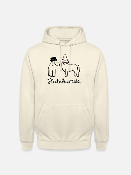 Hütehunde Hunde mit Hut - Unisex Hoodie - Vanille-Milchshake