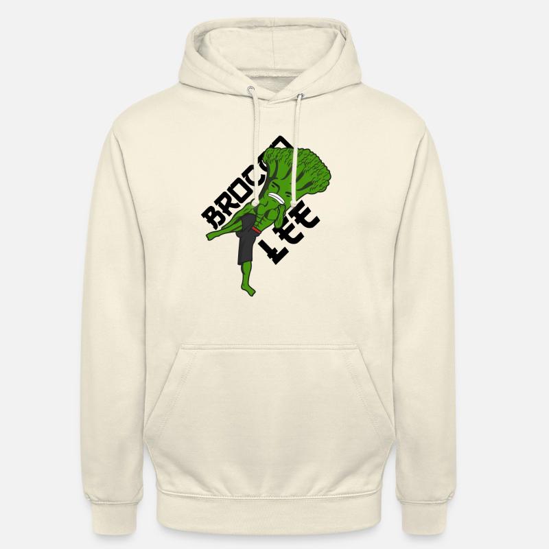 Brocco Lee - Sweat-shirt à capuche unisexe - vanille