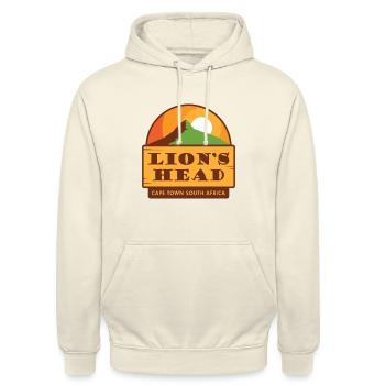 Lion's Head - Cape Town Afrique du Sud Shirt - Sweat-shirt à capuche unisexe - vanille - Devant - Alina (178cm) & Michal (187cm)