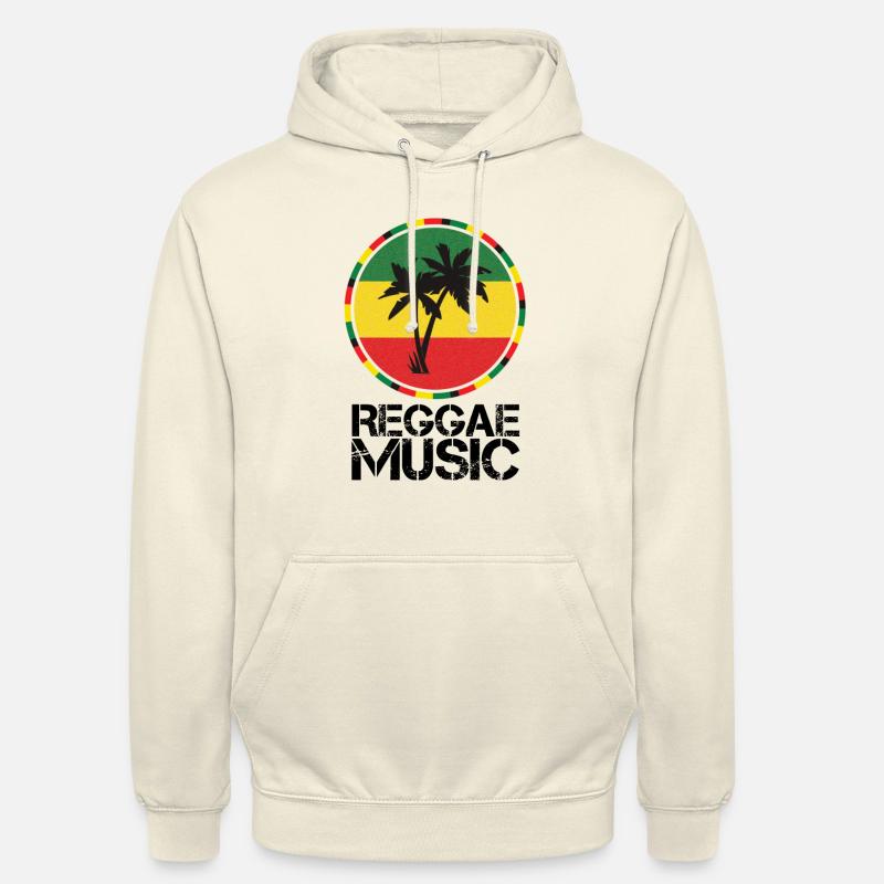 Musique Reggae - Sweat-shirt à capuche unisexe - vanille