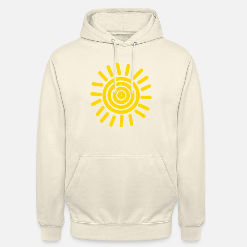 sole - Felpa con cappuccio unisex - milkshake
