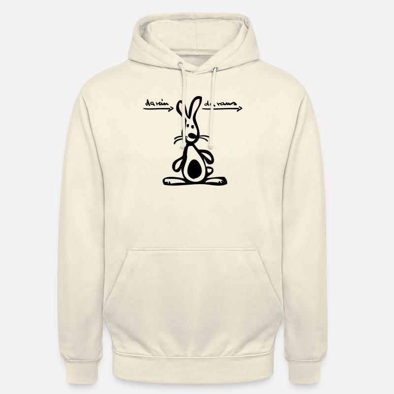 rein & raus - Unisex Hoodie - Vanille-Milchshake