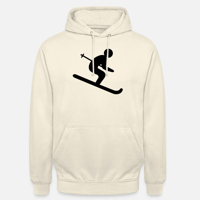 Ski Abfahrt - Unisex Hoodie - Vanille-Milchshake