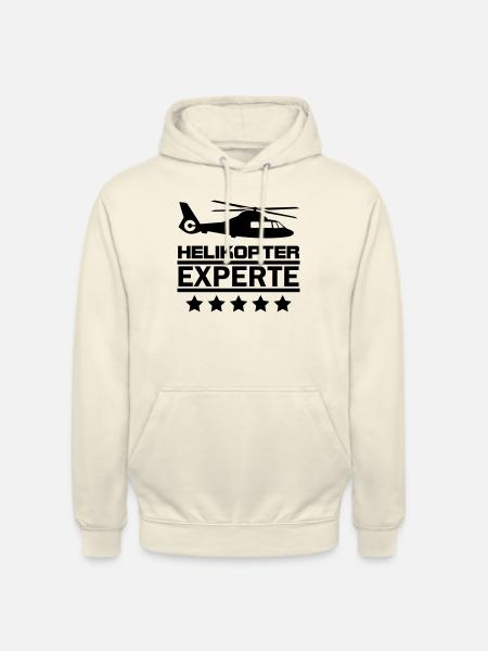 helikopter experte - Unisex Hoodie - Vanille-Milchshake