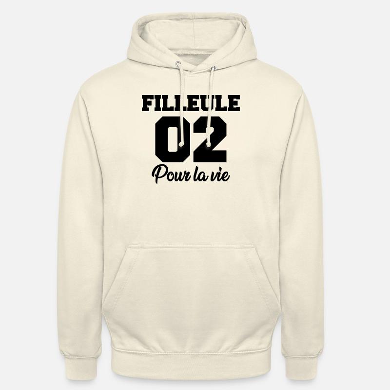 filleule 02 pour la vie - Sweat-shirt à capuche unisexe - vanille