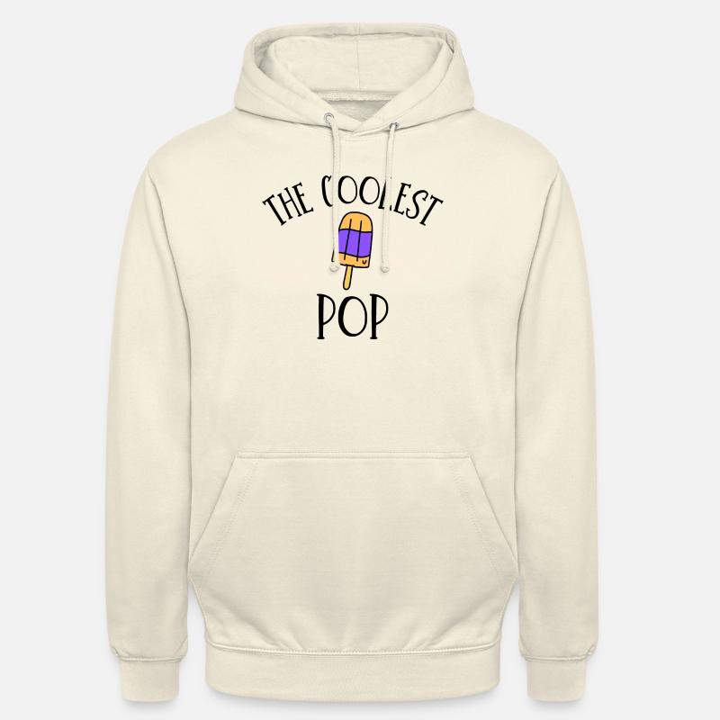 LA POP LA PLUS COOL - Sweat-shirt à capuche unisexe - vanille