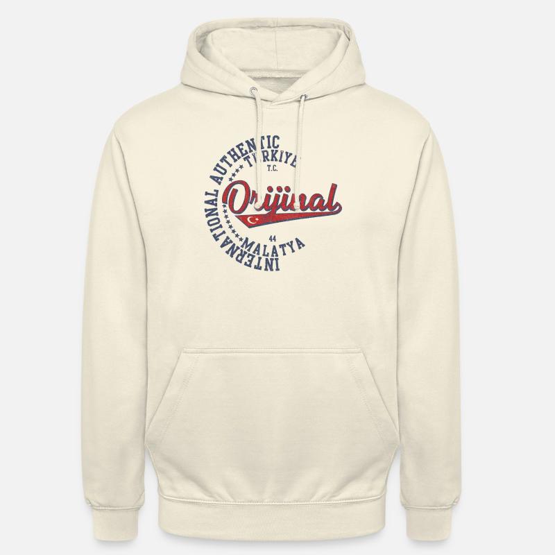 Malatya - Sweat-shirt à capuche unisexe - vanille