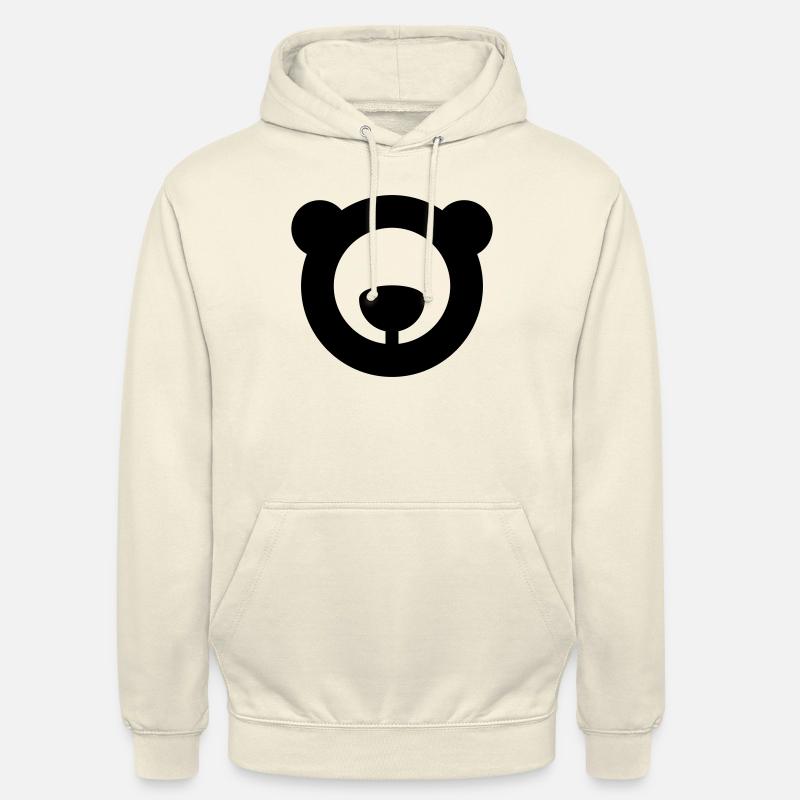 Logo de l’ours - Sweat-shirt à capuche unisexe - vanille