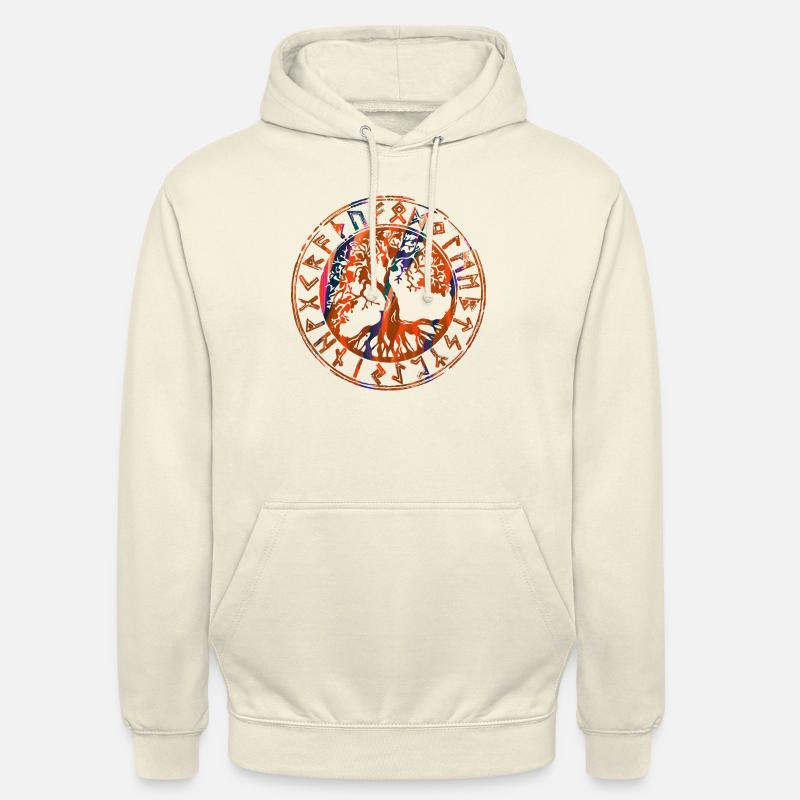 Baum des Lebens ,Lebensbaum,Graffiti,keltisch - Unisex Hoodie - Vanille-Milchshake