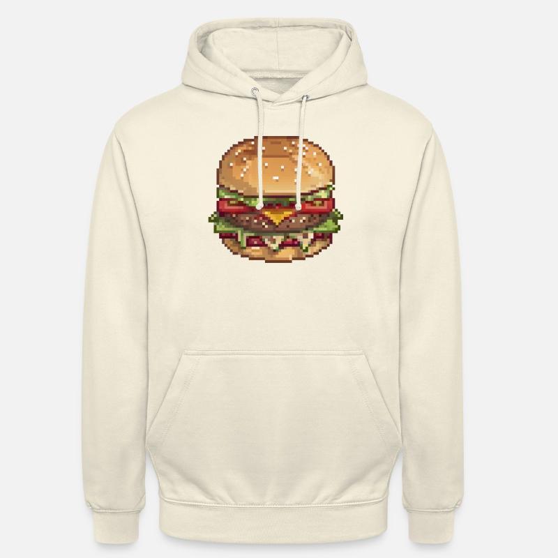 Burger in Byte-Größe - Unisex Hoodie - Vanille-Milchshake