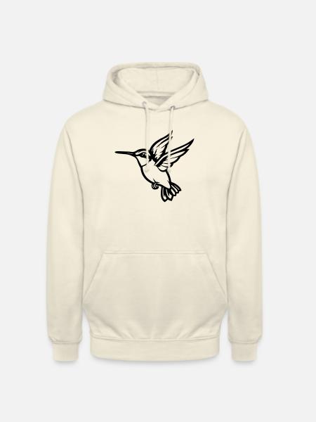 Hummingbird Bird - Unisex Hoodie - vanilla