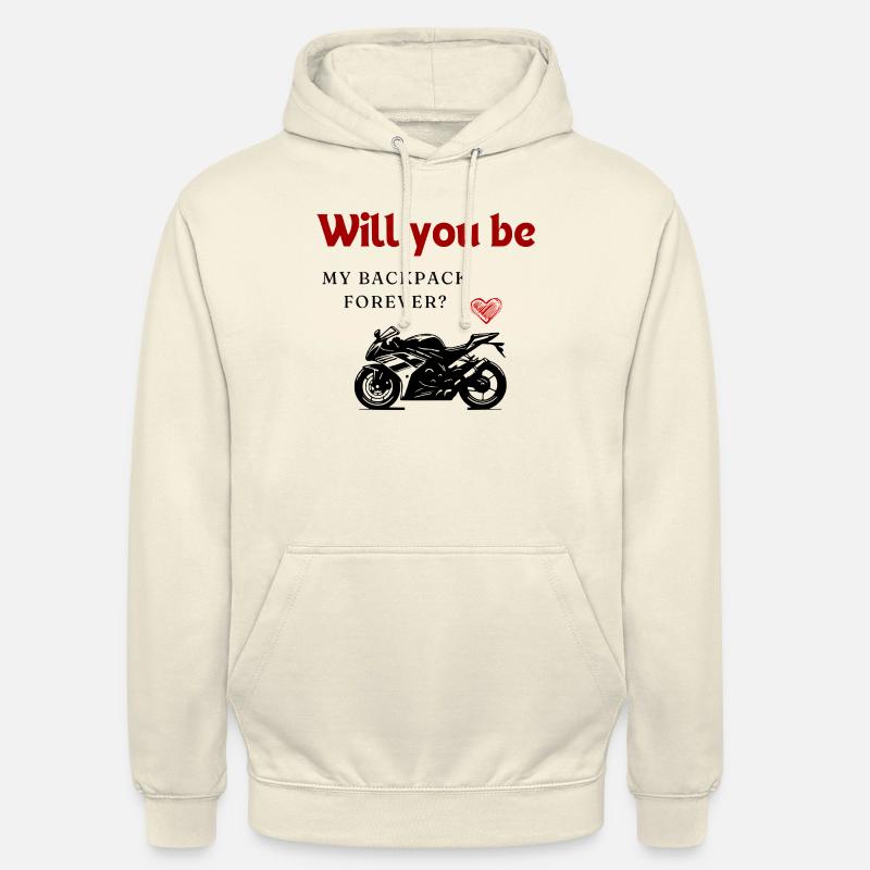Passager arrière - Sweat-shirt à capuche unisexe - vanille