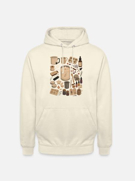 Kerzenliebe | Kerzen gießen & DIY - Unisex Hoodie - Vanille-Milchshake