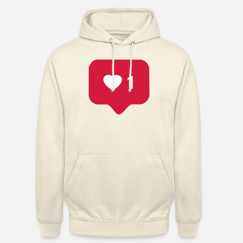 Instagram comme - Sweat-shirt à capuche unisexe - vanille