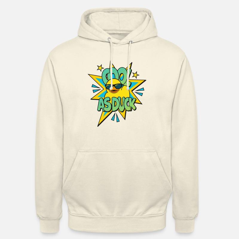 Cool comme canard canard canard caoutchouc canards canards canards - Sweat-shirt à capuche unisexe - vanille