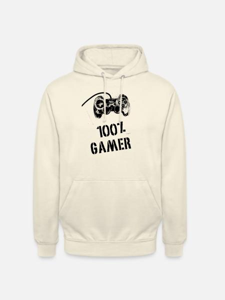 100% Gamer - Unisex Hoodie - vanilla
