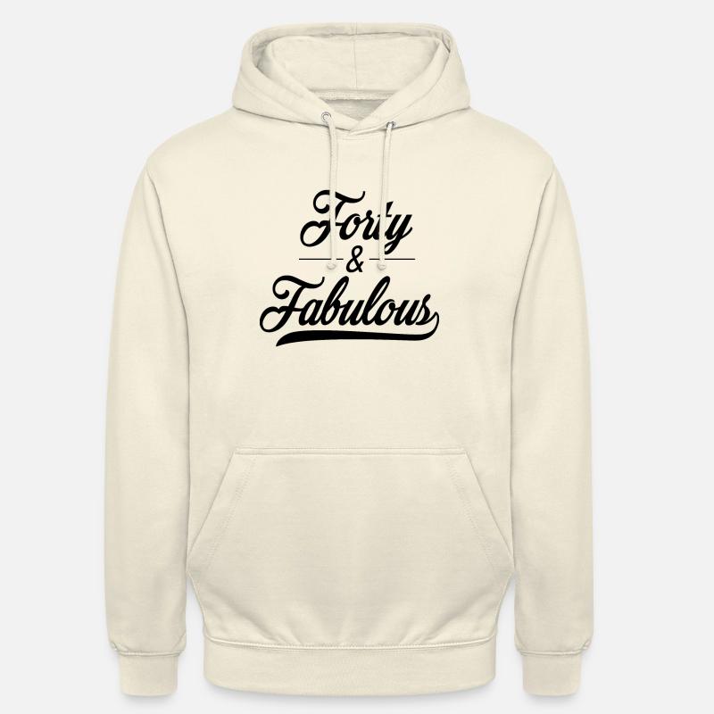 40. Geburtstag - Unisex Hoodie - Vanille-Milchshake
