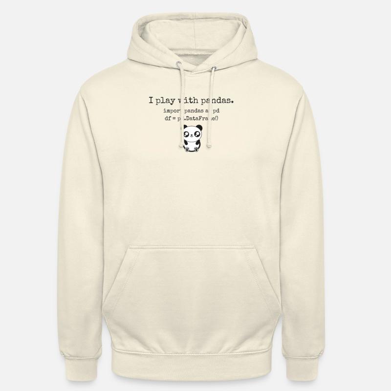 Für Data Scientists und Python-Programmierer - Unisex Hoodie - Vanille-Milchshake