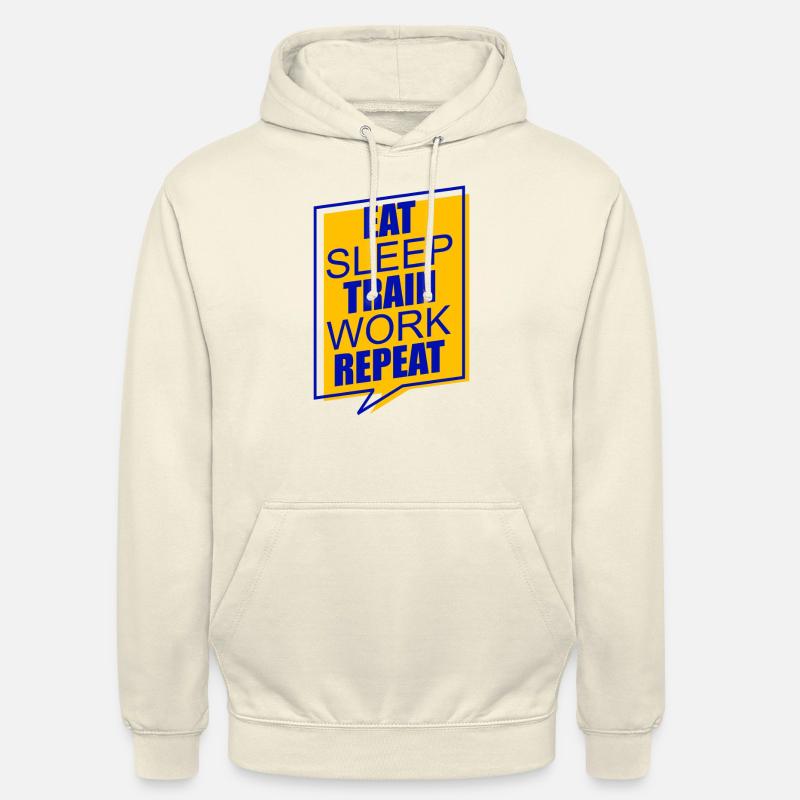 Manger Exercice Dormir - Sweat-shirt à capuche unisexe - vanille