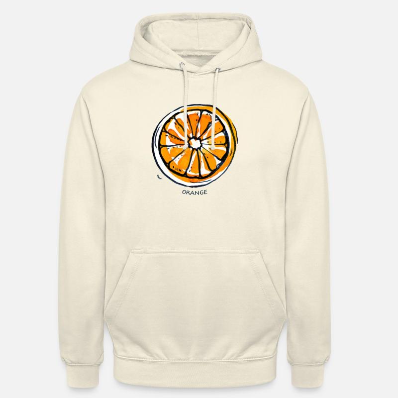 Fruit de fruit orange Fruit - Sweat-shirt à capuche unisexe - vanille