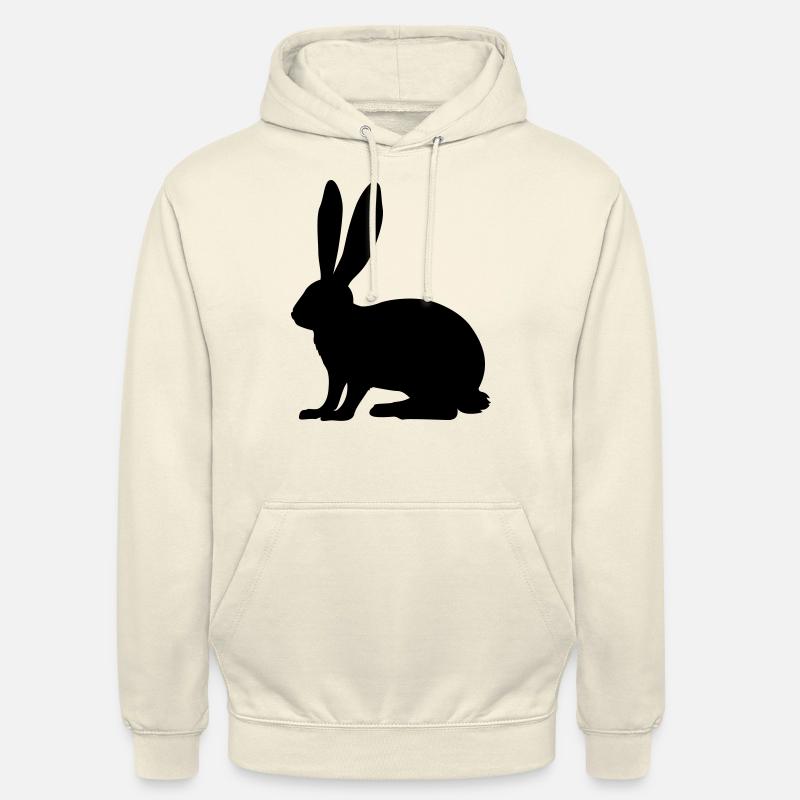 Rabbit - Sweat-shirt à capuche unisexe - vanille