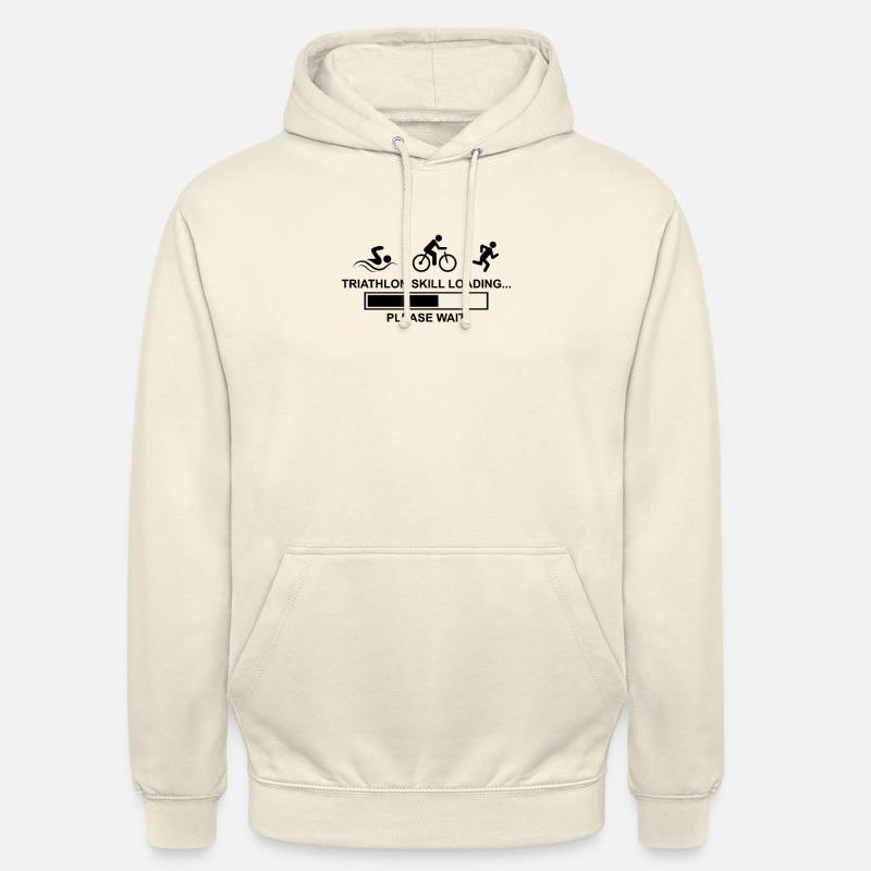 Triathlon skill loading... please wait - Unisex Hoodie - Vanille-Milchshake