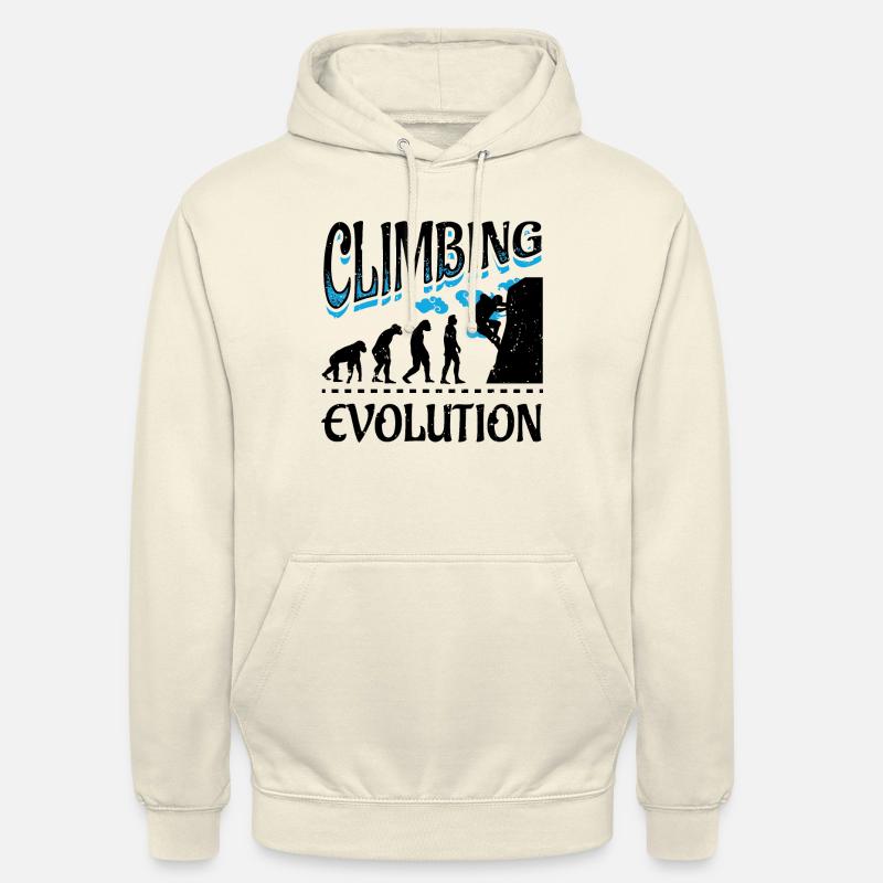 Evolution Climbing Escalade Alpinisme Alpinisme - Sweat-shirt à capuche unisexe - vanille