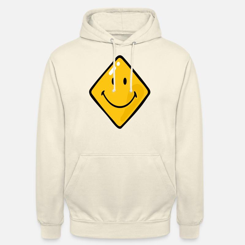Smiley Diamonds - Luvtröja unisex - vaniljmilkshake