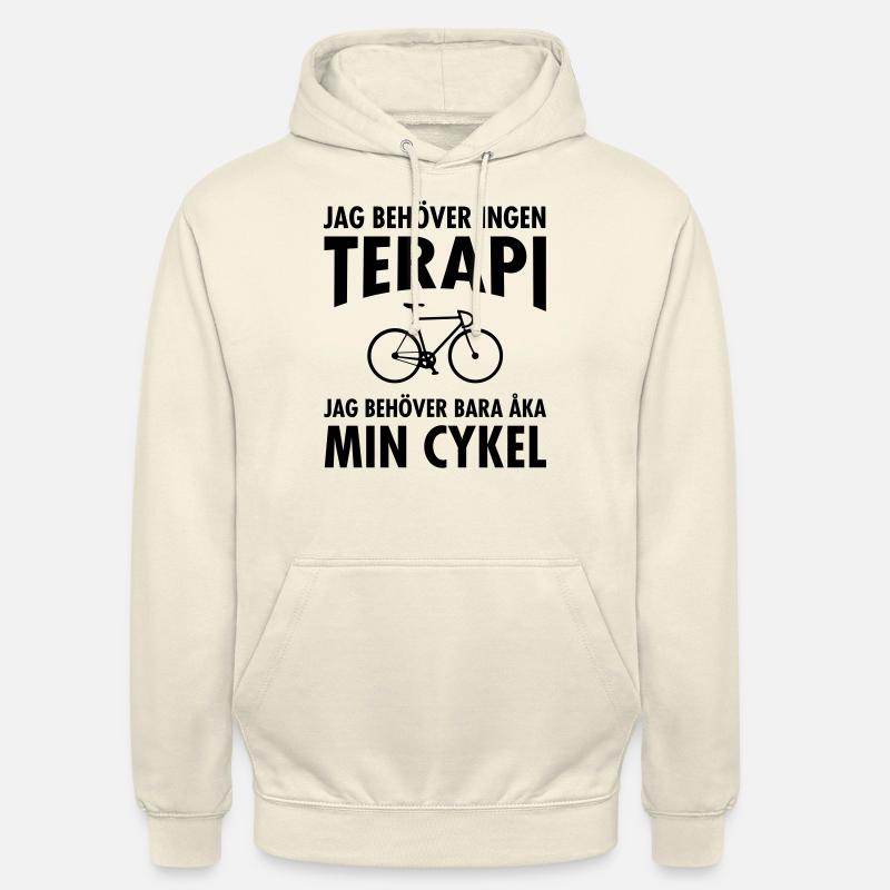 Terapi Min Cykel - Unisex Hoodie - vanilla