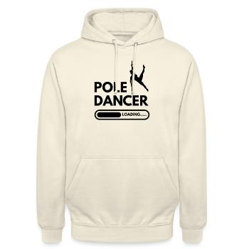 Pole Dancer disant cadeau danse sport danse - Sweat-shirt à capuche unisexe - vanille - Devant - Alina (178cm) & Michal (187cm)