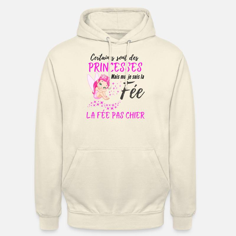 la fée pas chier - Sweat-shirt à capuche unisexe - vanille