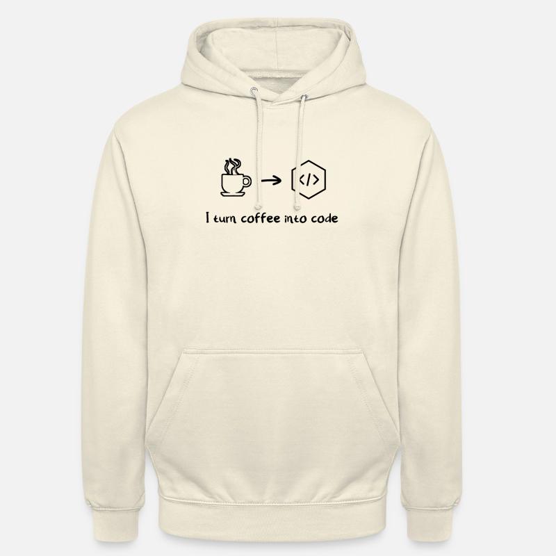 Kaffee Software Entwickler Engineer Programmierer - Unisex Hoodie - Vanille-Milchshake