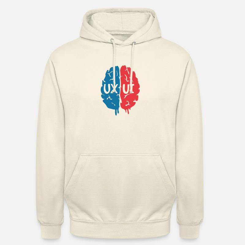 UX UI Design - Funny Programmierer - Geschenk - Unisex Hoodie - Vanille-Milchshake