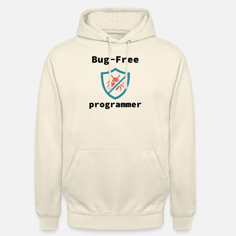 Bug-Free Programmer, Bug-Free Programming - Unisex Hoodie - vanilla