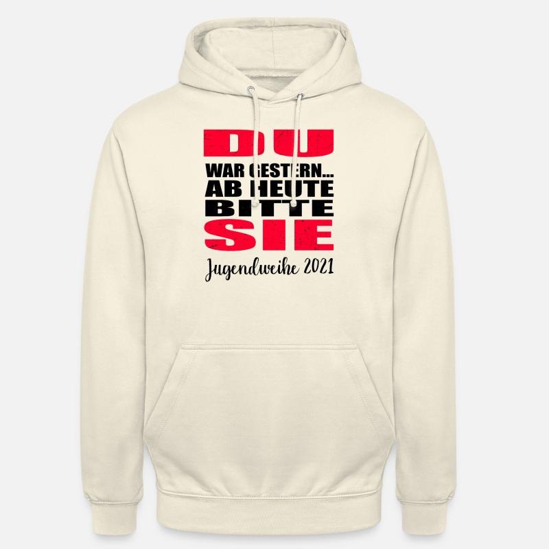 Jugendweihe 2021 Geschenk - Unisex Hoodie - Vanille-Milchshake
