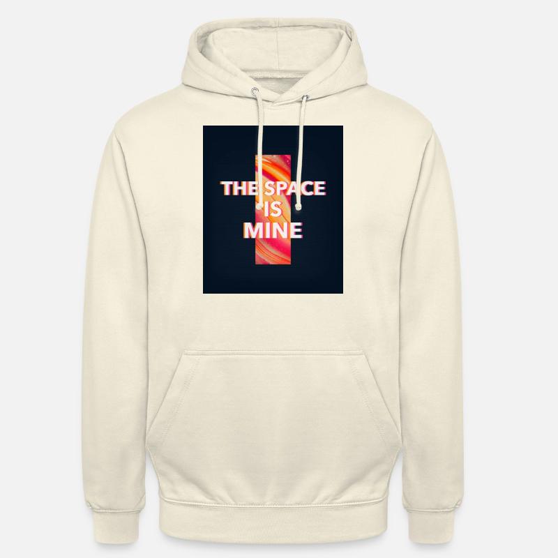 L’espace est à moi - Sweat-shirt à capuche unisexe - vanille