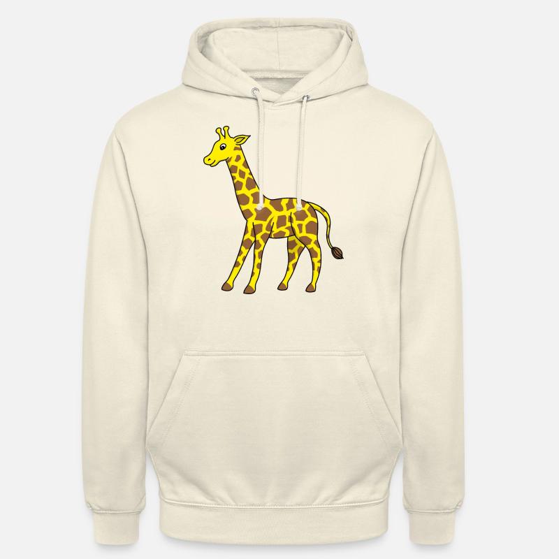 Giraffe Tiere Comic Kinder Geschenkidee - Unisex Hoodie - Vanille-Milchshake