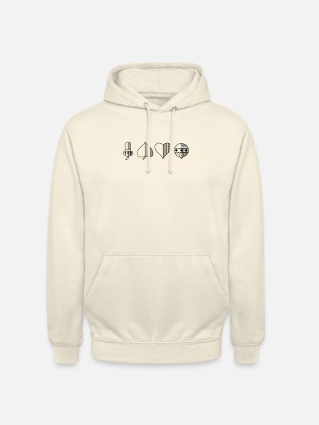Kartenspiel Deutsches Blatt Schafkopf - Unisex Hoodie - Vanille-Milchshake