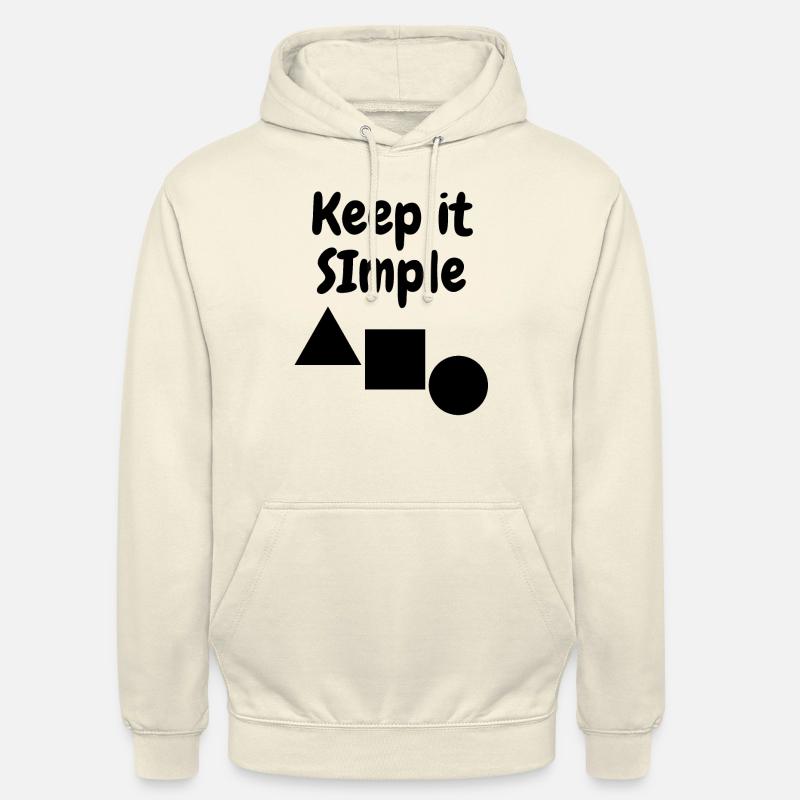 Keep it SImple - Unisex Hoodie - Vanille-Milchshake