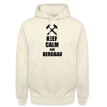 Erzgebirge Bergbau - Unisex Hoodie - Vanille-Milchshake - Vorne - Alina (178cm) & Michal (187cm)