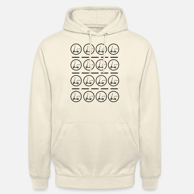 E-Scooter E-Roller Scooter - Unisex Hoodie - Vanille-Milchshake