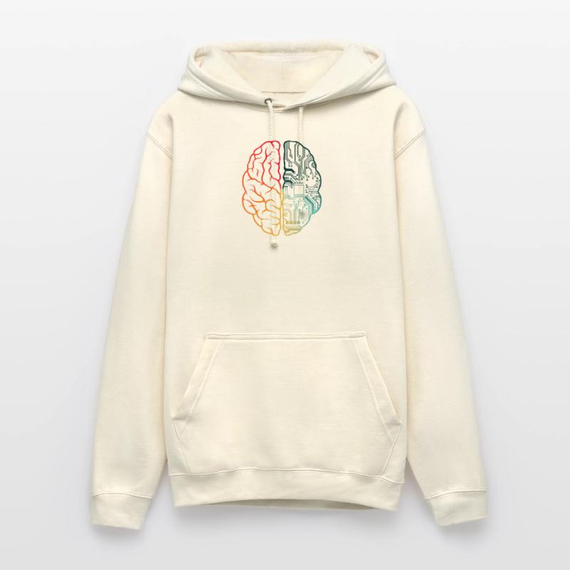 Programmeur Coding - Developer Programming Brain Sweat-shirt à capuche unisexe