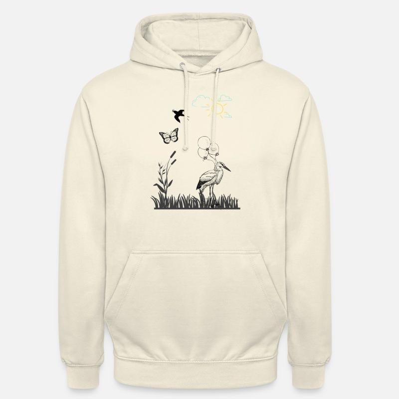 Source - Sweat-shirt à capuche unisexe - vanille