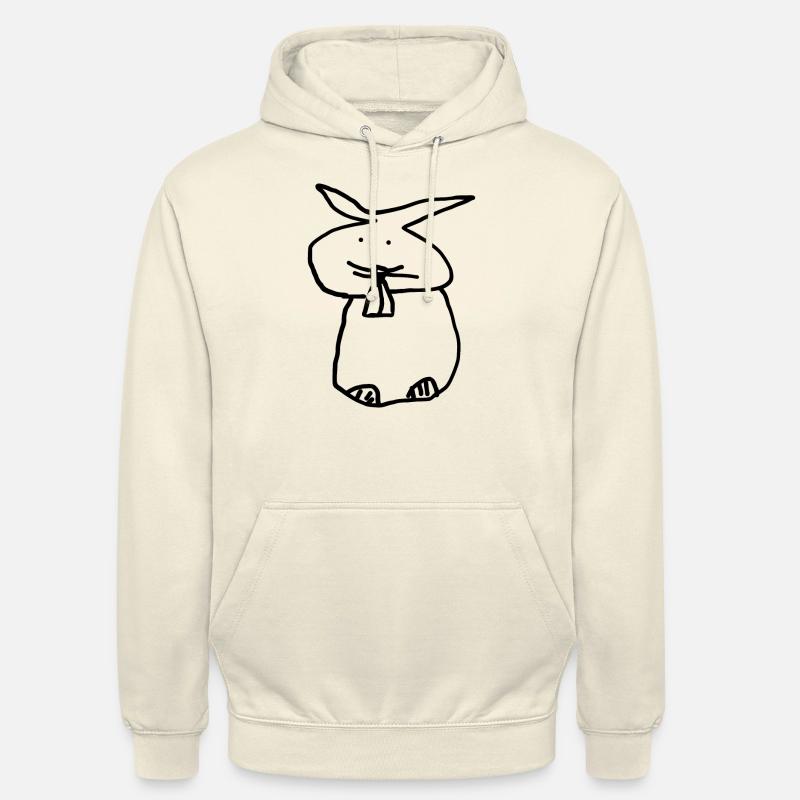 Lapin Lapin - Sweat-shirt à capuche unisexe - vanille