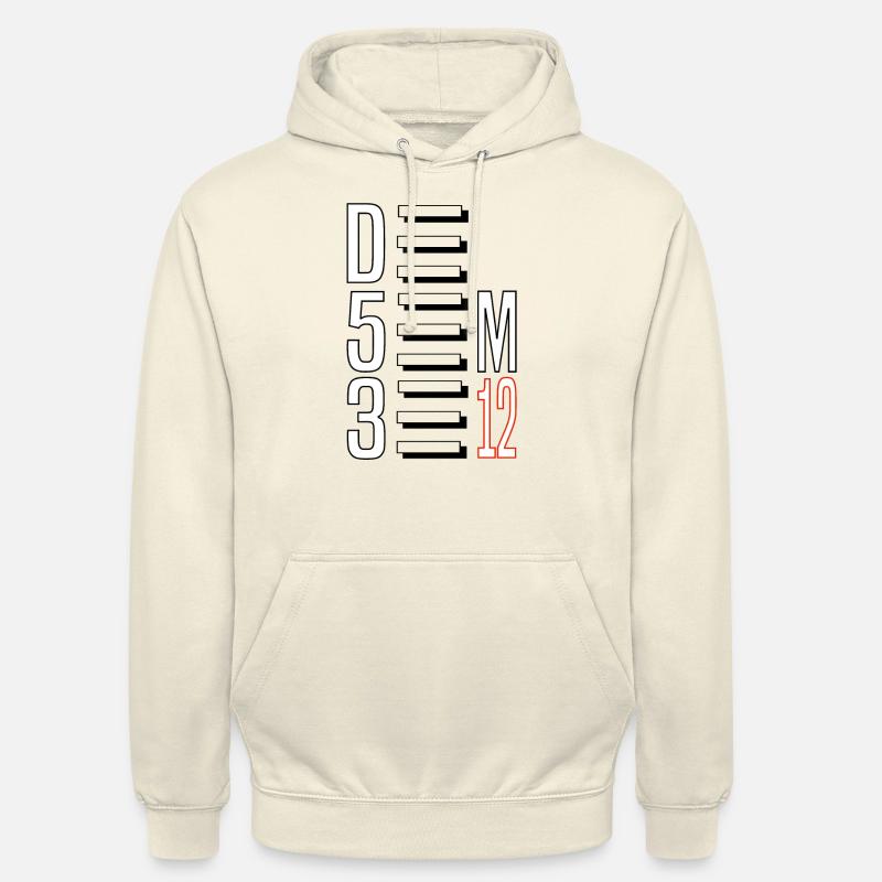 TSHIRT STUDIO DESEMBER - Sweat-shirt à capuche unisexe - vanille