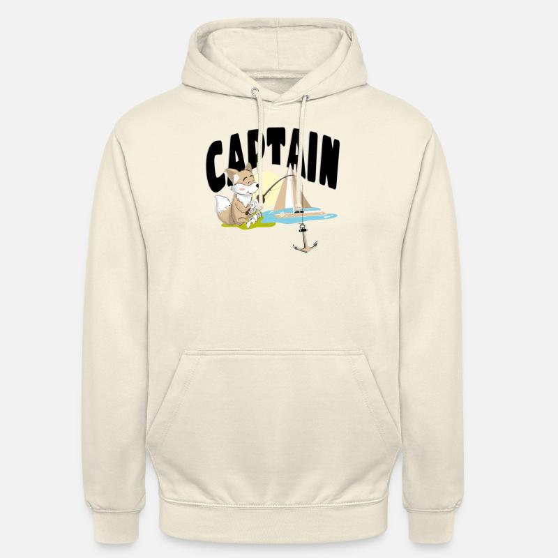 Drôle de Kapi - Sweat-shirt à capuche unisexe - vanille