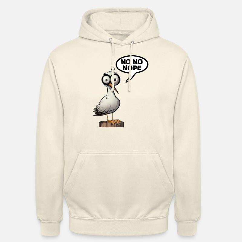 Sei Möwe nein - Unisex Hoodie - Vanille-Milchshake